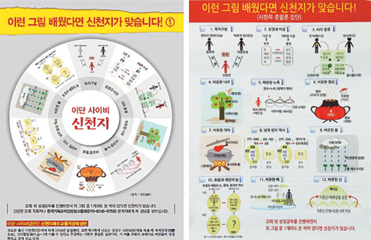 전국교회 무한 활용… ‘이런 그림 가르쳤다면 신천지’ 국민일보 예방자료 기사의 사진