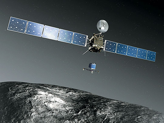 우주 영토싸움… 유럽우주기구 혜성 착륙 이어 日도 11월 30일 소행성 탐사기 발사 기사의 사진