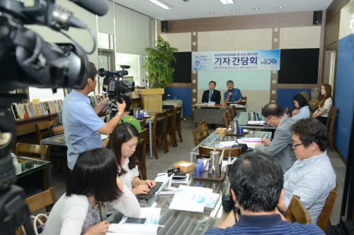 한국기독교장로회, 제100회 총회 안내 기자간담회 개최 기사의 사진