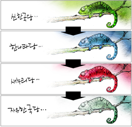 [국민만평-서민호 화백] 당명 변경… 기사의 사진