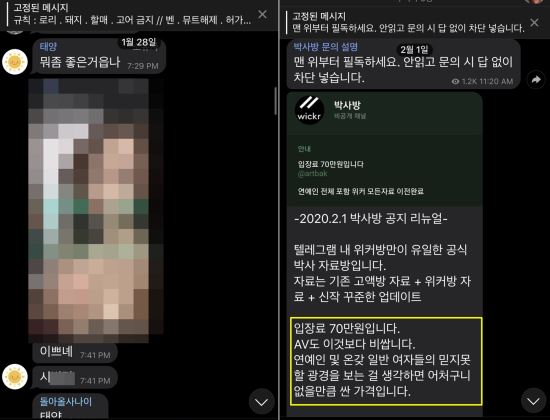 임여은 자위n번방 유출 n번방 추적기①] 텔레그램에 강간노예들이 있다 - 국민일보