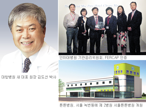 [메디컬 뉴스] 대항병원 새 대표 원장 김도선 박사 外  