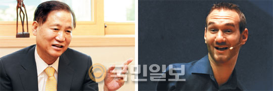 ‘종합병동’ 하용조 목사와 ‘사지불만족’ 부이치치 대담  