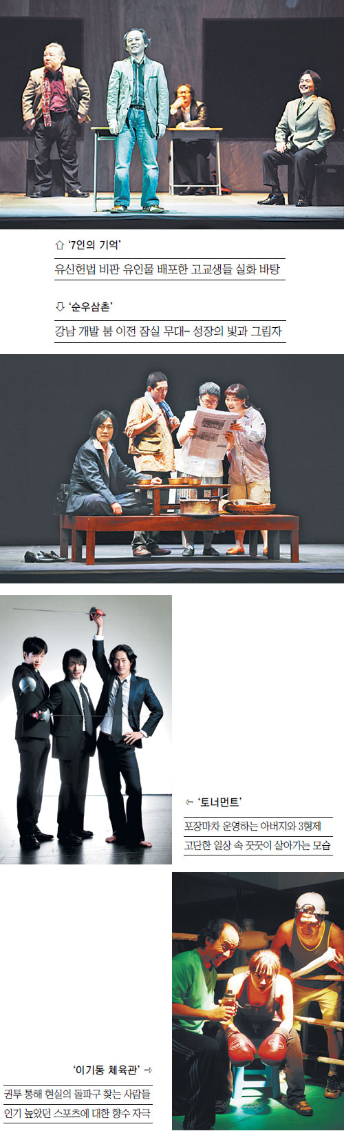 1970∼80년대 그 땐 그랬지… 연극, 과거에 살어리랏다∼  