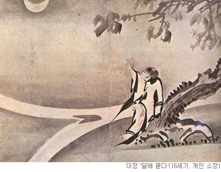 [오늘 본 옛 그림] (44) 둥근 달은 다정하던가  