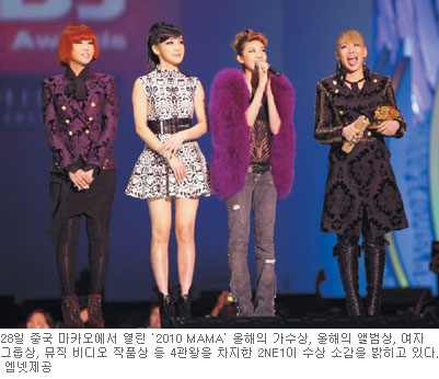 2NE1, MAMA    4աK ǳ Ȯ  