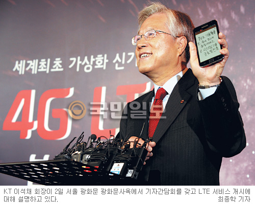 KT “1월 3일부터 LTE 서비스”… 6만2000원·10만원 등 요금제 출시  