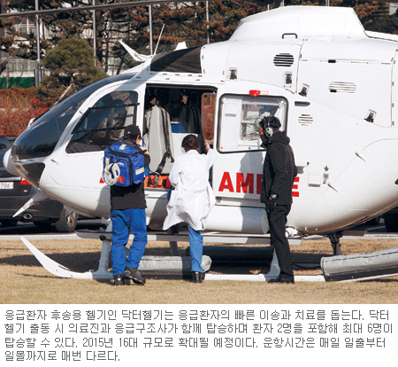 신속 이송·병원간 공조… 응급환자 닥터헬기가 살린다  