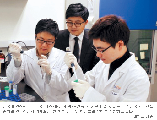 효소 ‘뮬란’, 모든 암 진행 억제 규명… 건국대 안성관 교수·배승희 박사 세계 최초로  