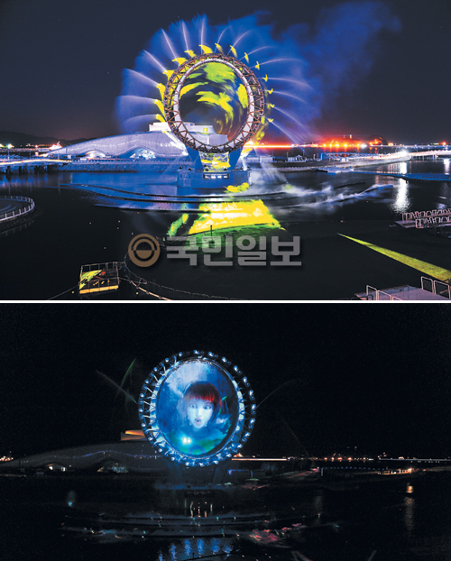 여수 엑스포 ‘비밀병기’ 초대형 홀로그램 입체영상  