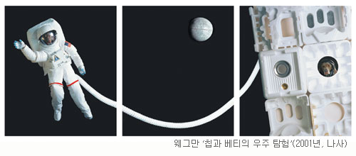 [예술 속 과학읽기] (27) 우주산책하는 견공  