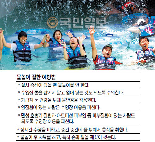 풍∼덩 뛰어들다 물 먹지 마세요  