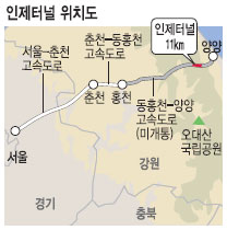 국내 최장 11㎞ ‘인제터널’ 관통 ‘동홍천∼양양 고속도로’… 세계 11번째로 긴 도로터널  