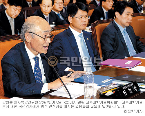 [2012년 국정감사] 原電 안전 불감증·허술 관리실태 질타  