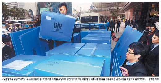 ‘中企 대출금리 조작’ 외환銀 압수수색  