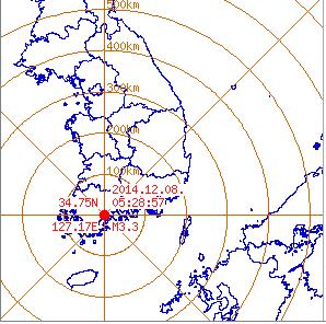 <속보>전남 보성군 인근서 3.3 규모 지진… 잠자던 주민들 ‘깜짝’  