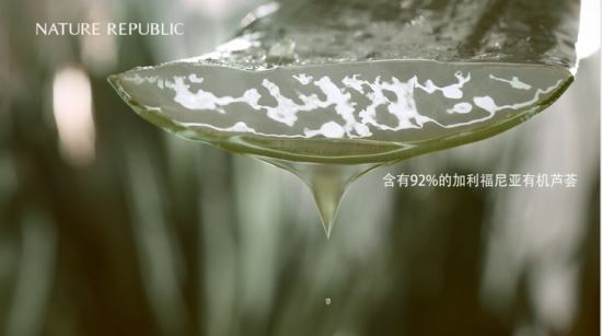 네이처리퍼블릭, 알로에 수딩젤 중국 쇼핑몰에서 최고상 받아  