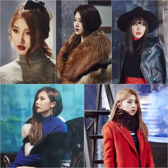 포미닛 ‘고혹적 여성미’ 발산… 발라드 타이틀곡 ‘추운 비’ 뮤직비디오 스틸컷 공개  