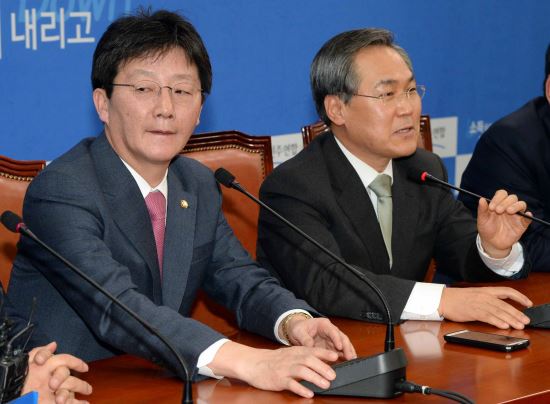 여야 원내대표단, 첫 주례회동…이완구 청문회 등 껄끄러운 현안 논의  