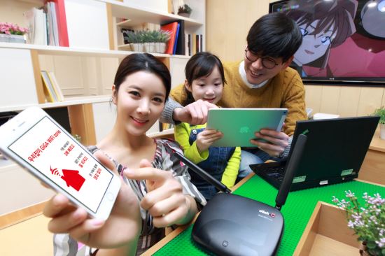 KT,  LTE Ⱑ ӵ ͳ   ִ GiGA WiFi home  