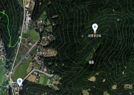 고양 대자동 최영 장군 묘 인근야산에 불…임야 3.3㏊ 피해  