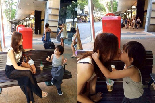 배우 유전자의 힘… 권상우 손태영 첫째 둘째 미모 남달라  