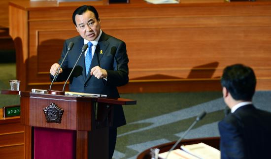 [긴급]李총리 “성완종으로부터 한 푼도 받지 않았다”  