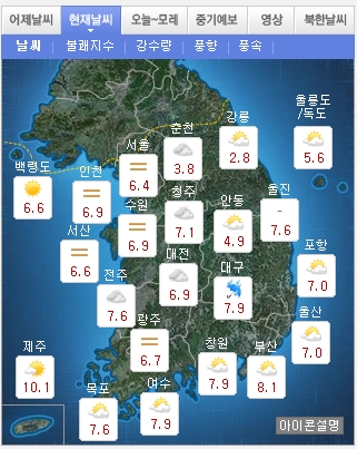 구름 사이 따뜻한 햇살… 포근한 봄날씨  