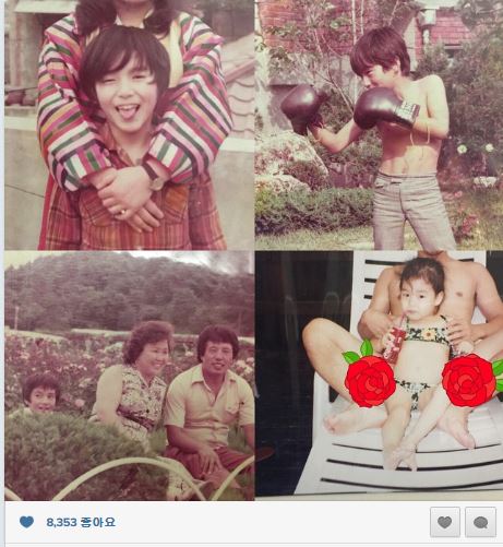 [포토]“울 아빠 조재현 어린시절 예쁘죠?”… 조혜정 ‘아빠 과거’ 폭로  