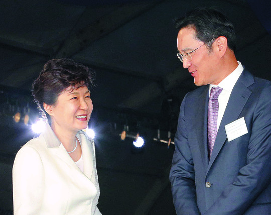 [포토] 삼성전자 반도체  평택공장 기공식 ‘경제 살리기 대화’  