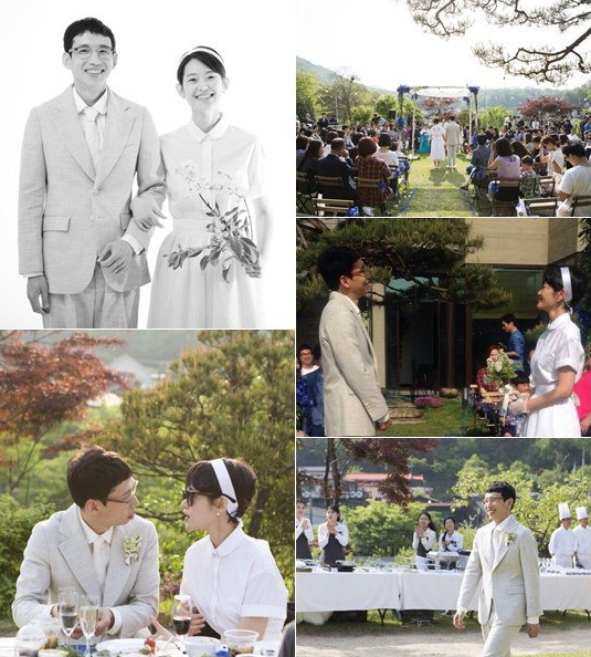 [포토] 예비엄마 하시시박, 결혼식 비하인드컷 공개 “참 예쁘다”  
