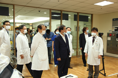박원순 서울시장, 메르스 잘 극복한 건국대병원에 고마움 전해  