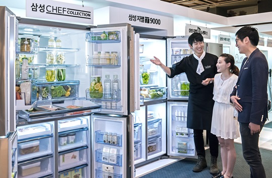 삼성전자 ‘와이즈웨딩 스타일링페어’에서 프리미엄 혼수 가전 선보여  