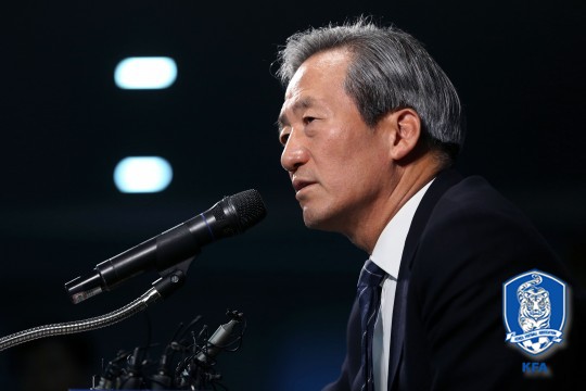 정몽준 명예회장, 미국서 플라티니 만나 선의의 경쟁 제안  