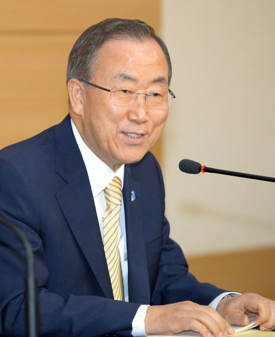 “국내 정치 한마디도 없었다” 반기문 “남북관계 개선에 어떤 역할도 할 것”  