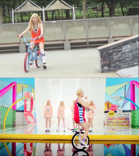 마이비, 심장어택 영상 속 이색특기 화제…BMX 외발자전거 타는 ‘묘기돌’  