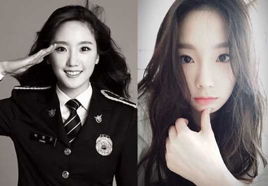 “경찰도 소녀시대?” 태연 닮은꼴 여경, 패션지 모델 되다 기사의 사진