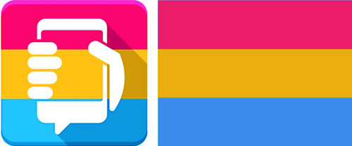 서울시 앱 로고, 범성애 상징과 유사 논란 기사의 사진