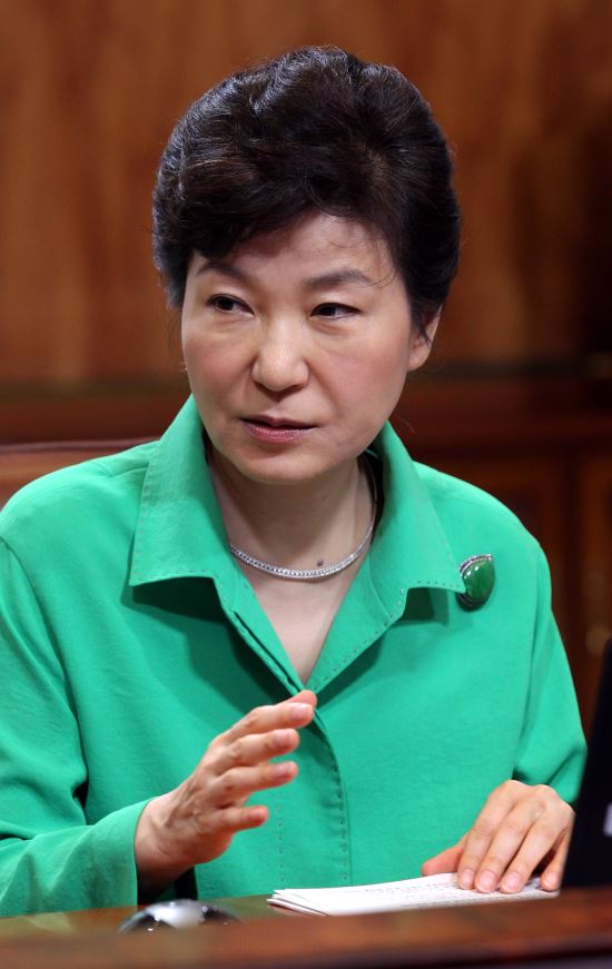 朴대통령, 투스크 EU 상임의장과 정상회담  