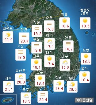 “와~가을이다” 전국 대체로 맑음… 한낮엔 늦더위  