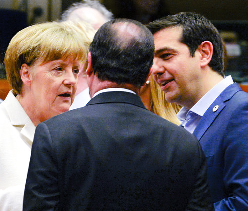 [2015 국제 10대 뉴스] (10) 그리스 구제금융 협상… 치프라스 ‘그렉시트’로 위협 기사의 사진