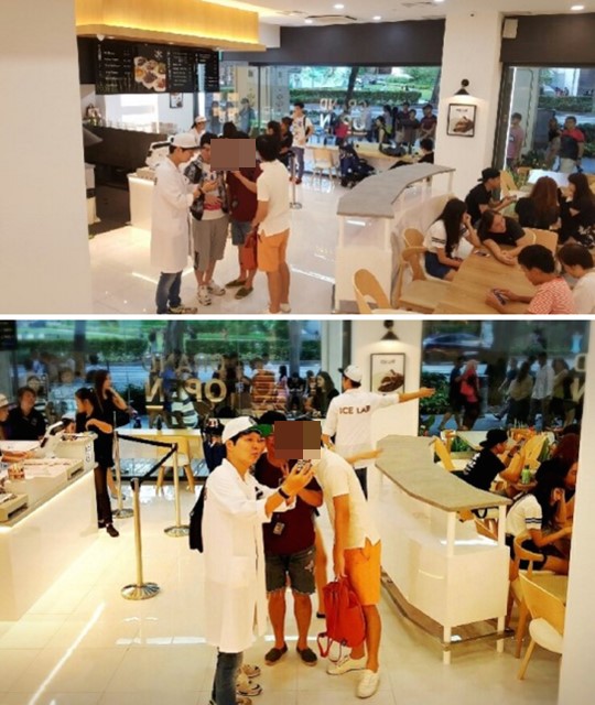 “신정환, 서빙하네요” 싱가포르 근황 사진  