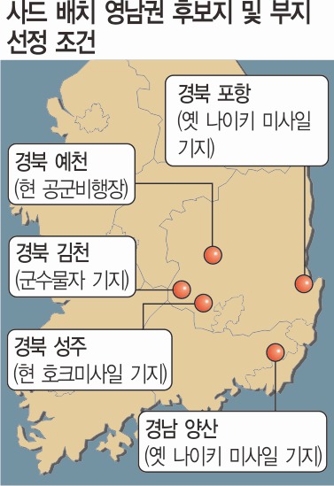 레이더 따로 포대 따로… 사드, 분리 배치설도-국민일보