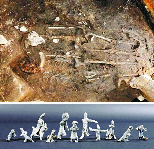 신라 천년 왕성, 사람을 제물로… 성벽서 인골 출토  