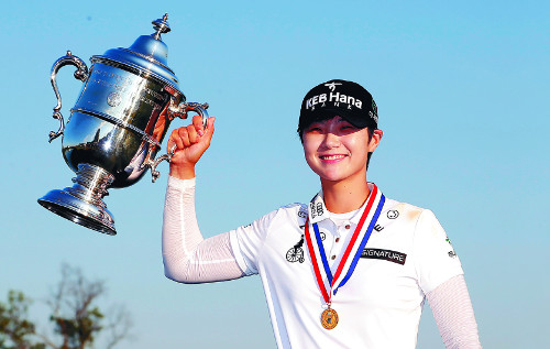 ̱ ϡ Ʈ տ US Ÿ١ ۷Ű ڼ LPGA ù   