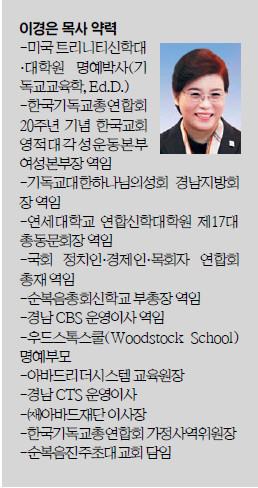 교회를 위하고, 주의 종 섬기는 믿음의 용사 만든다  