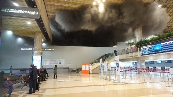 속보] 김포공항 국제선 공사장서 화재… 입국장 연기 유입-국민일보