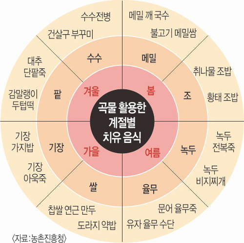 밥이 보약?… 봄의 보약은 메밀·조, 쌀은 가을 치유음식-국민일보