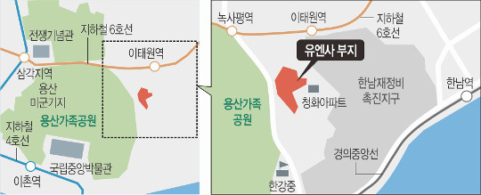 유엔사부지 복합개발 시동… 용산 ‘한국판 롯폰기힐스’로  